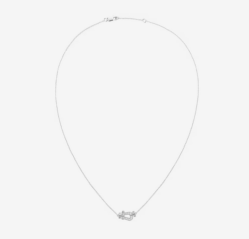 [Riva Jewelry ]FORCE 10 DIAMOND SILVER NECKLACE MINI MODEL