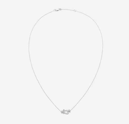 [Riva Jewelry ]FORCE 10 DIAMOND SILVER NECKLACE MINI MODEL