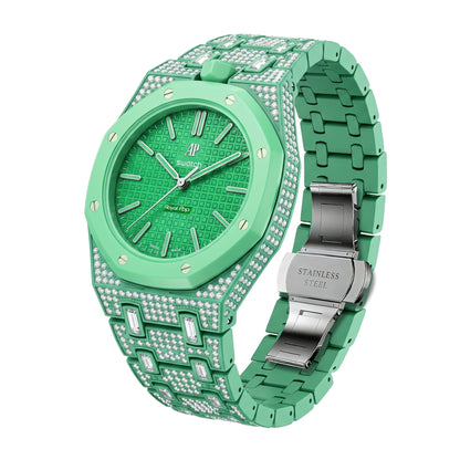 [Riva Jewelry]Royal Oak Pop Exklusiv Bioceramic Gehäuse & Bioceramic Armband Full Diamond