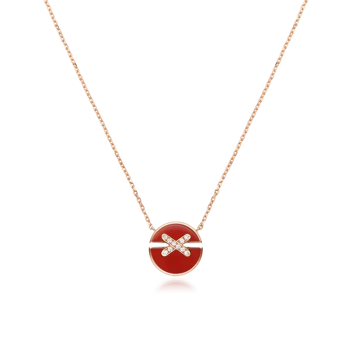 [Riva Jewelry]JEUX DE ROSE GOLD DIAMOND HALSKETTE