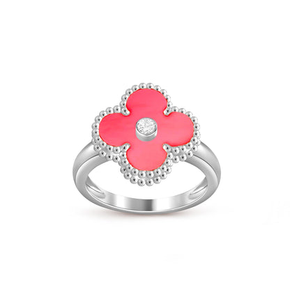 [Riva Schmuck]RINGKOLLEKTION AUS WEISSGOLD MIT KLEEBRAUT-DIAMANTEN