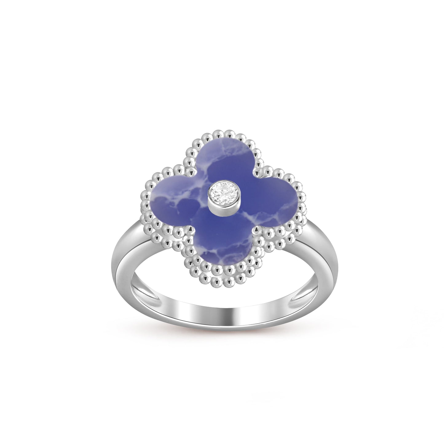 [Riva Schmuck]RINGKOLLEKTION AUS WEISSGOLD MIT KLEEBRAUT-DIAMANTEN