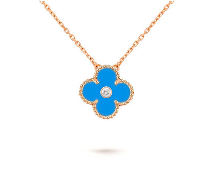 [Riva Jewelry]15MM KLEEBLUMEN-DIAMANTANHÄNGER-KOLLEKTION