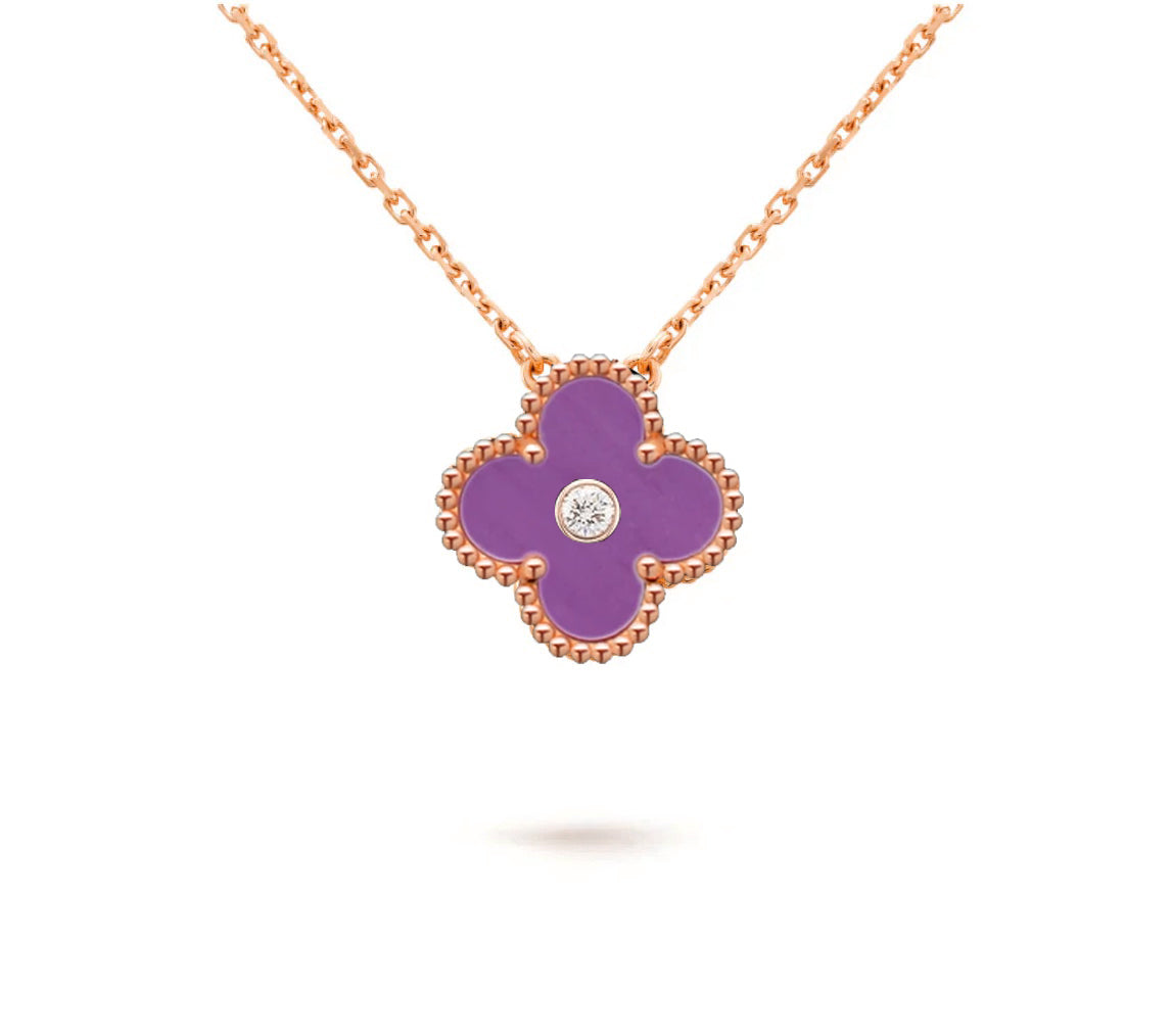 [Riva Jewelry]15MM KLEEBLUMEN-DIAMANTANHÄNGER-KOLLEKTION