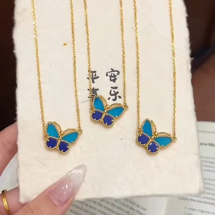 [Riva Jewelry] 2026 NEW LUCKY BUTTERFLY 1 MOTIFS NECKLACE