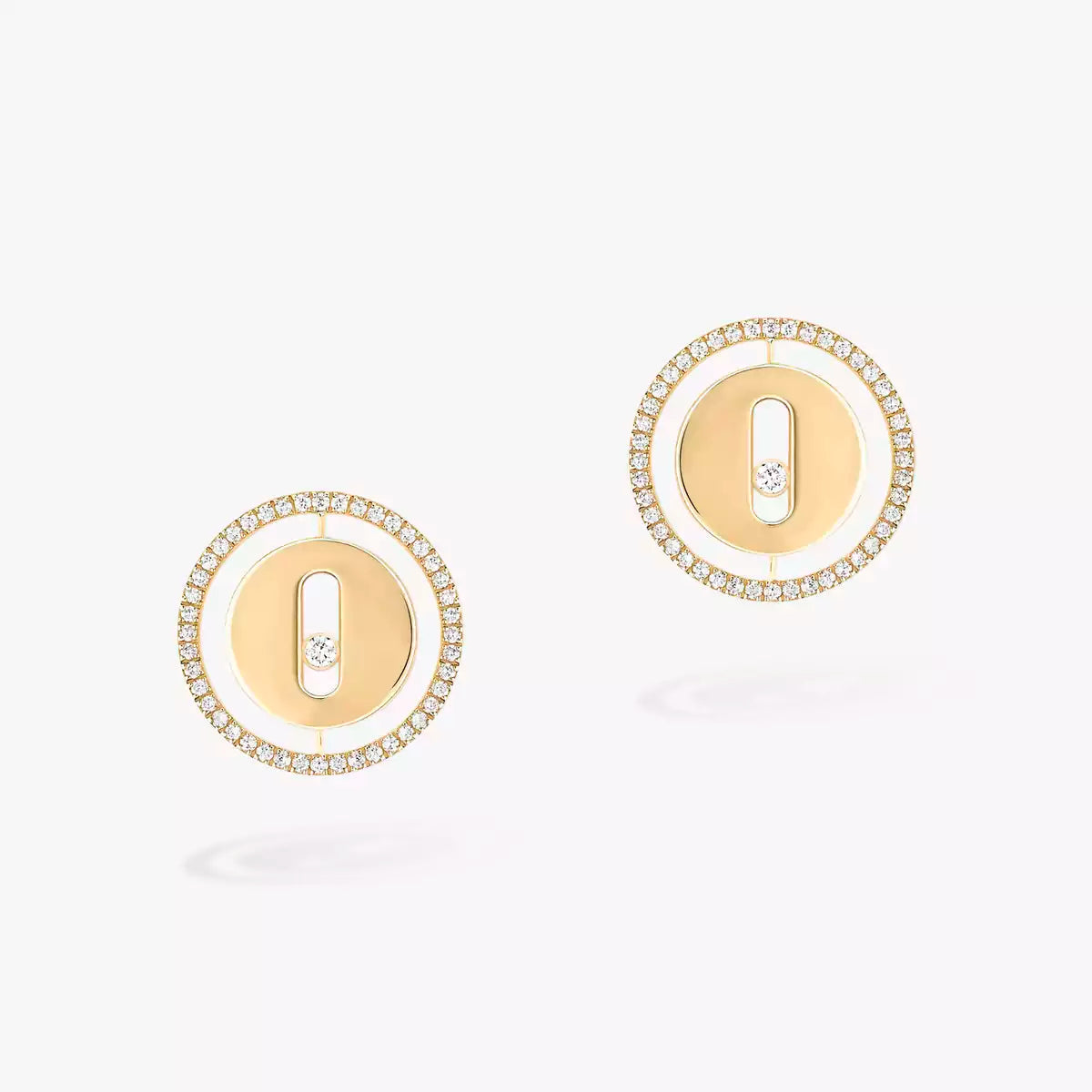 [Riva Jewelry]LUCKY MOVE DIAMOND OHRRINGE