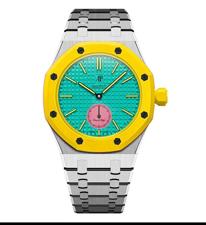 [Riva Jewelry]OAK POP EXKLUSIVES SILBERNES EDELSTAHLARMBAND