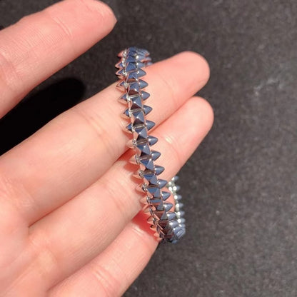 [Riva Jewelry ]CLASH SILVER BRACELET
