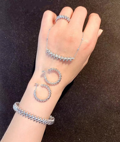 [Riva Jewelry ]CLASH SILVER BRACELET