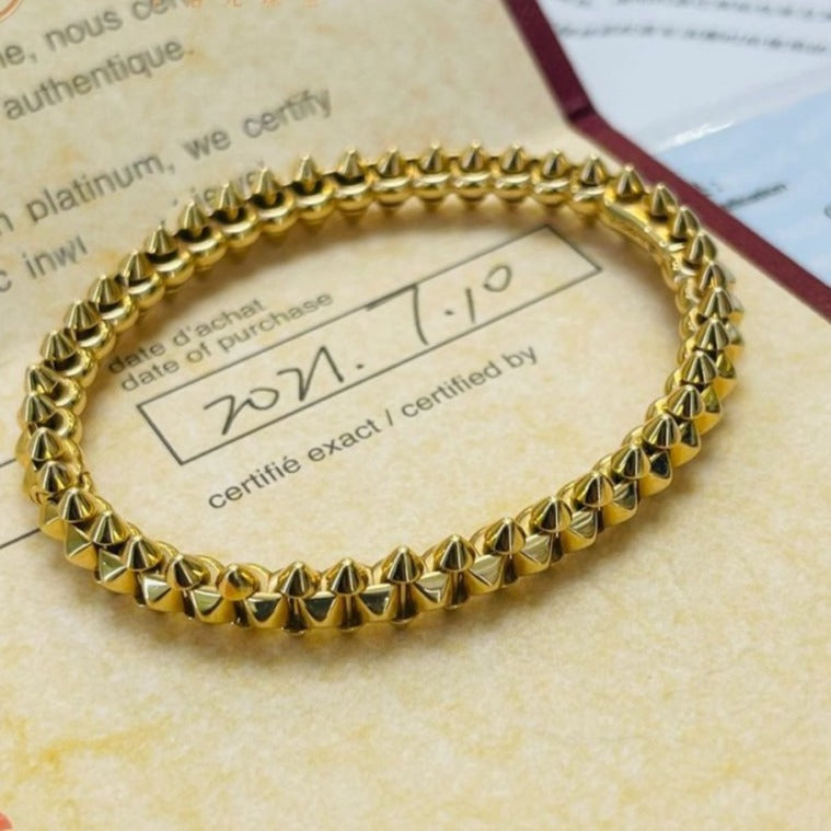 [Riva Jewelry ]CLASH GOLD BRACELET