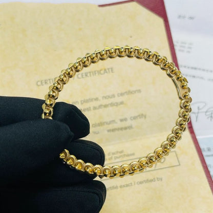 [Riva Jewelry ]CLASH GOLD BRACELET