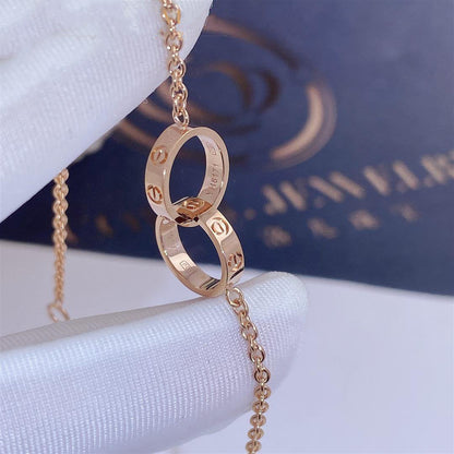 [Riva Jewelry ]LOVE BRACELET DOUBLE RING