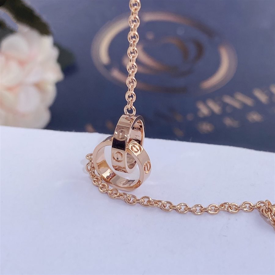 [Riva Jewelry ]LOVE BRACELET DOUBLE RING