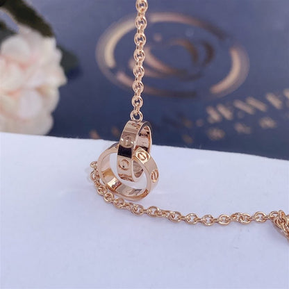 [Riva Jewelry ]LOVE BRACELET DOUBLE RING