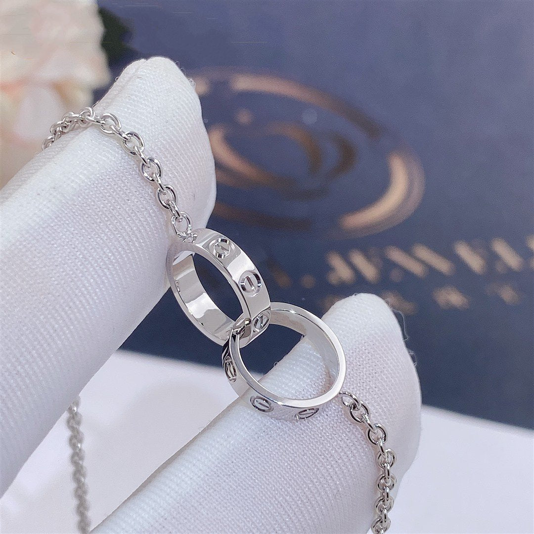 [Riva Jewelry ]LOVE BRACELET DOUBLE RING