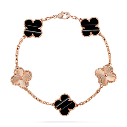 [Riva Jewelry ] CLOVER 5 MOTIF PULSAR STONE BRACELET COLLECTION