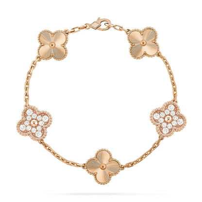 [Riva Schmuck]ARMBAND GLÜCKKLEE 5-MOTIVE - LASER KOLLEKTION