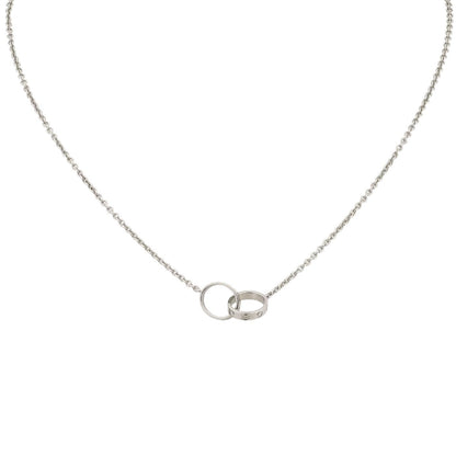 [Riva Jewelry]LIEBE DOPPELRING INEINANDERGREIFENDE HALSKETTE