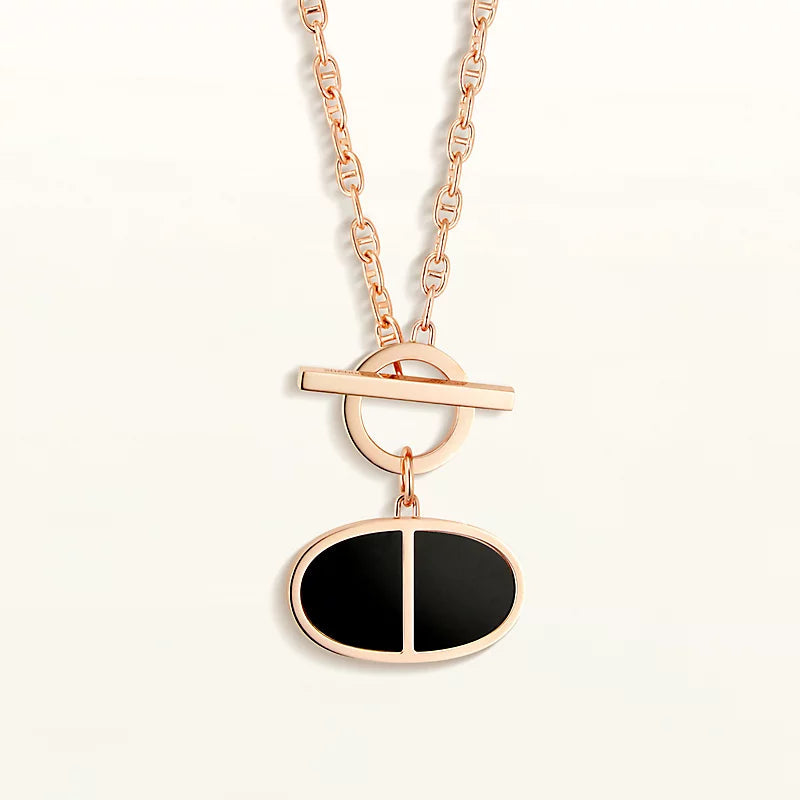 [Riva Jewelry]KETTE VERSO BLACK KERAMIK-HALSKETTE