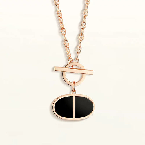 [Riva Jewelry]KETTE VERSO BLACK KERAMIK-HALSKETTE