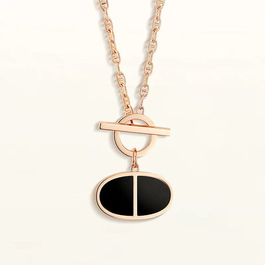 [Riva Jewelry]KETTE VERSO BLACK KERAMIK-HALSKETTE