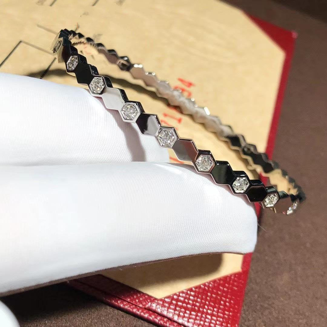 [Riva Jewelry ]BEE LOVE SILVER DIAMOND BRACELET