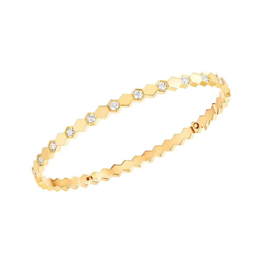 [Riva Jewelry]ビーラブゴールドダイヤモンドブレスレット