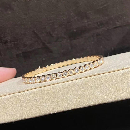 [Riva Jewelry]BEE LOVE ゴールド ブレスレット フルダイヤモンド