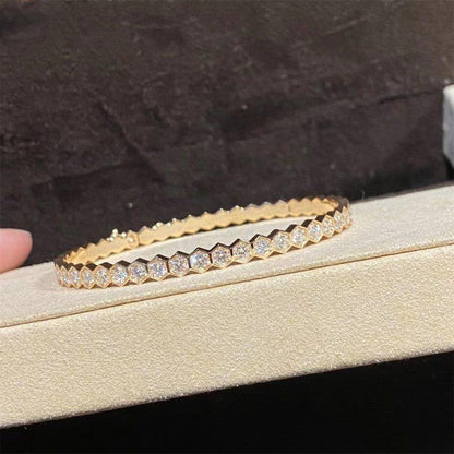 [Riva Jewelry]BEE LOVE ゴールド ブレスレット フルダイヤモンド