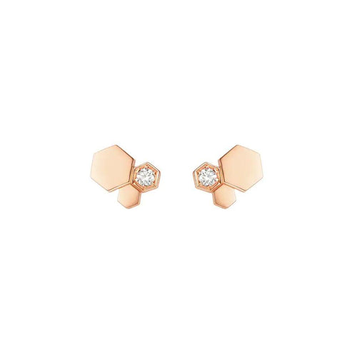[Riva Jewelry]BIENENLIEBE ROSÉGOLD DIAMANT OHRSCHMUCK