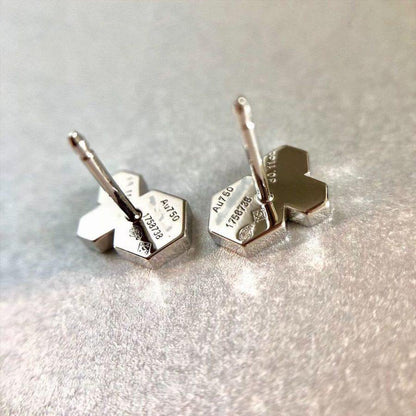 [Riva Jewelry]BEE LOVE SILVER DIAMOND EARRINGS