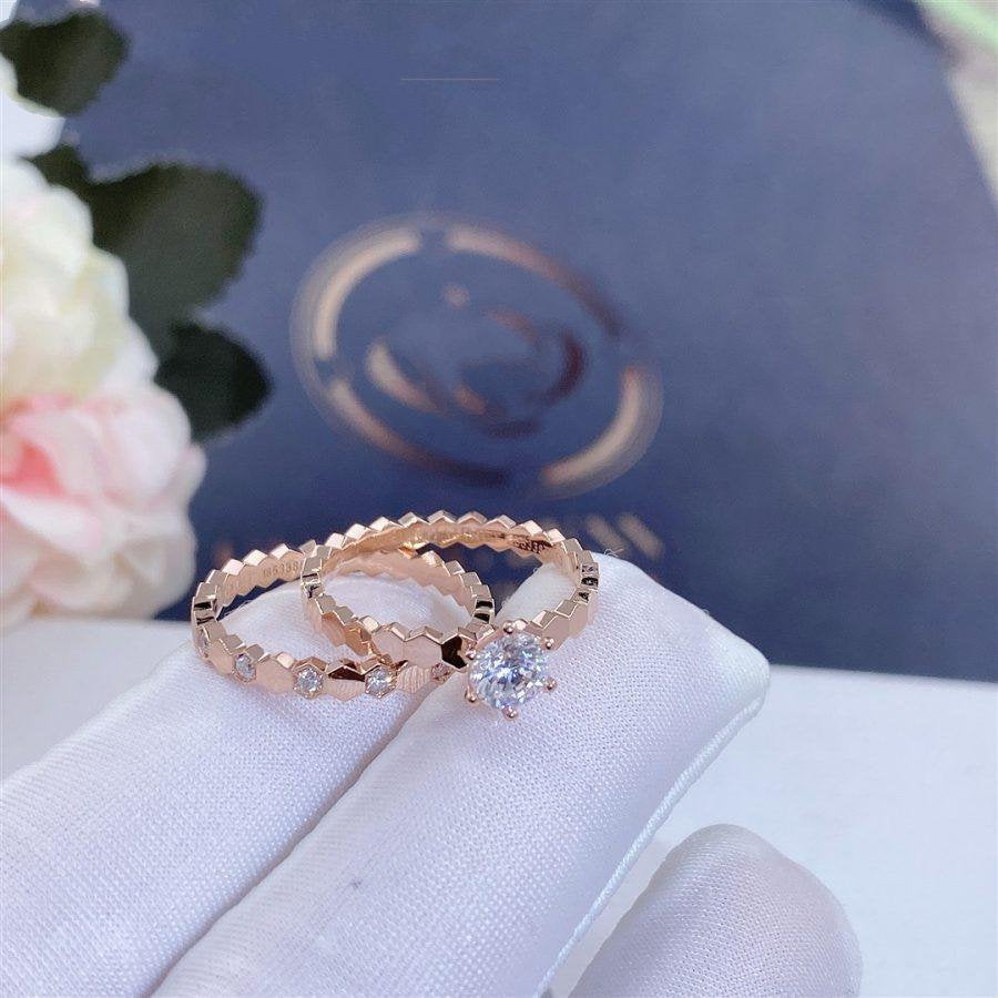 [Riva Jewelry]BIENENLIEBE-RING ROSÉGOLD 1 DIAMANT
