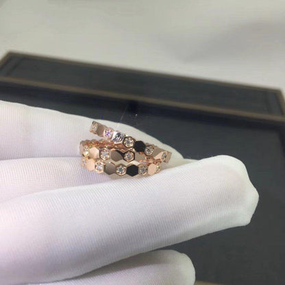 [Riva Jewelry]BEE LOVE RING ROSÉGOLD DIAMANT