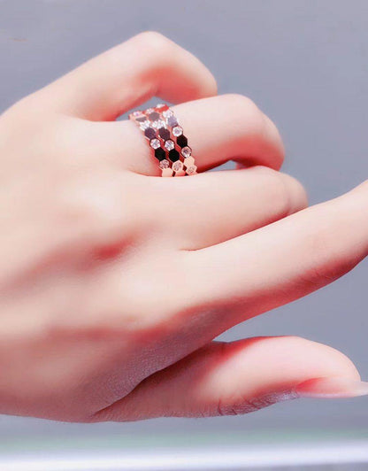 [Riva Jewelry]BEE LOVE RING ROSÉGOLD DIAMANT