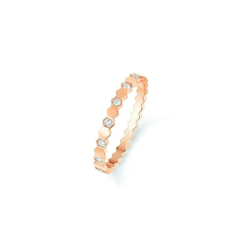 [Riva Jewelry]BEE LOVE RING ROSÉGOLD DIAMANT