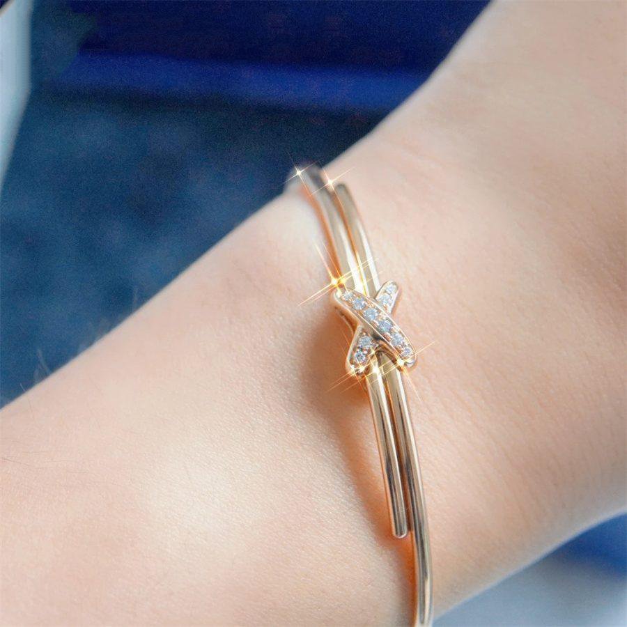 [Riva Jewelry]ARMBAND-SETS ROSÉGOLD DIAMANTEN