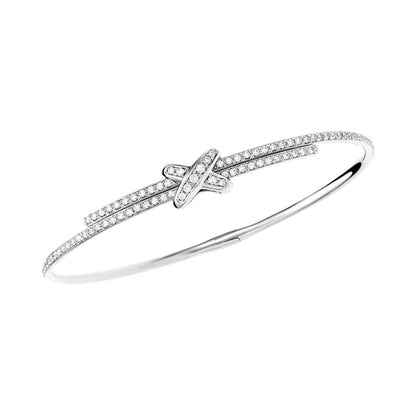 [Riva Jewelry ]JEUX DE BRACELET DIAMONDS SILVER