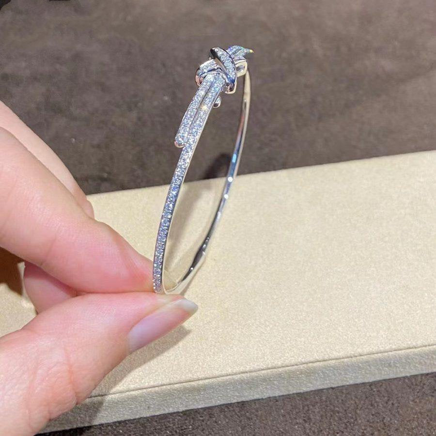 [Riva Jewelry]JEUX DE BRACELET DIAMONDS SILVER