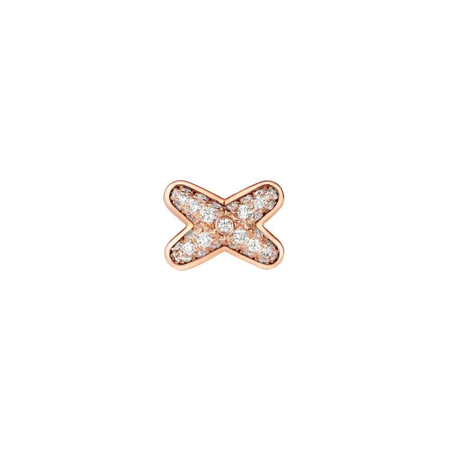 [Riva Jewelry ]JEUX DE PINK GOLD DIAMOND EARRINGS