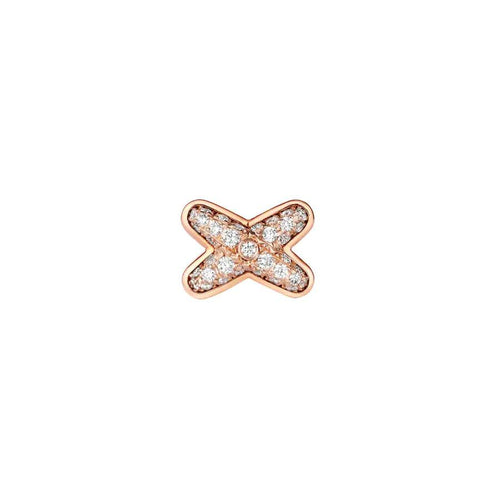 [Riva Jewelry ]JEUX DE PINK GOLD DIAMOND EARRINGS