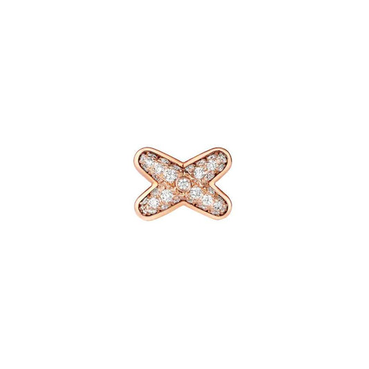 [Riva Jewelry]JEUX DE ROSE GOLD DIAMOND EARRINGS