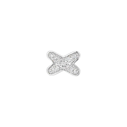 [Riva Jewelry ]JEUX DE SILVER DIAMOND EARRINGS