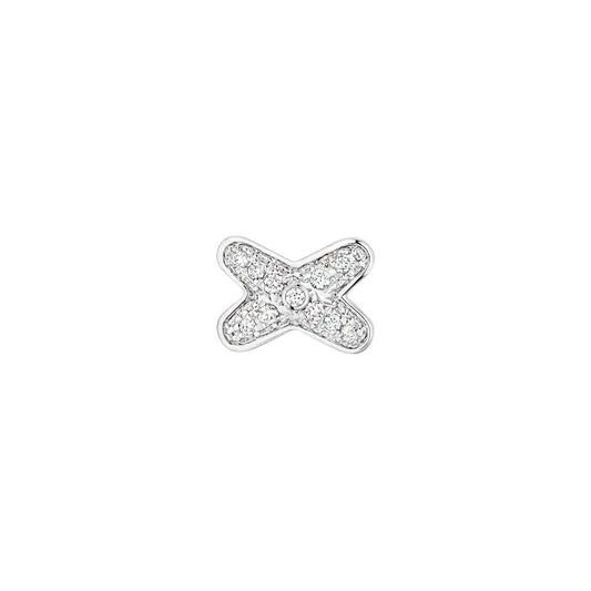 [Riva Jewelry ]JEUX DE SILVER DIAMOND EARRINGS
