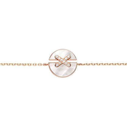 [Riva Jewelry]ARMBANDSET MOP ROSEGOLD DIAMANTEN