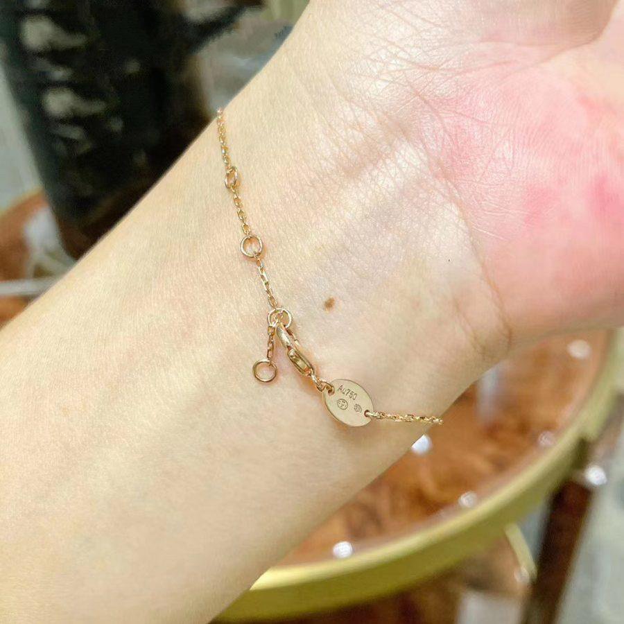 [Riva Jewelry]ARMBANDSET MOP ROSEGOLD DIAMANTEN