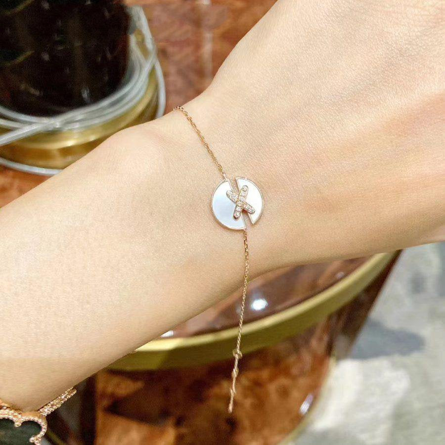 [Riva Jewelry]ARMBANDSET MOP ROSEGOLD DIAMANTEN