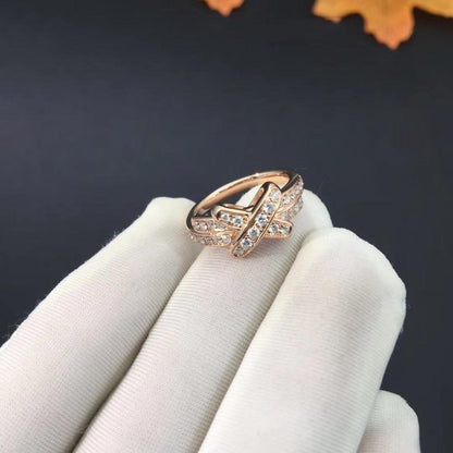 [Riva Jewelry ]JEUX DE RING PINK GOLD DIAMOND