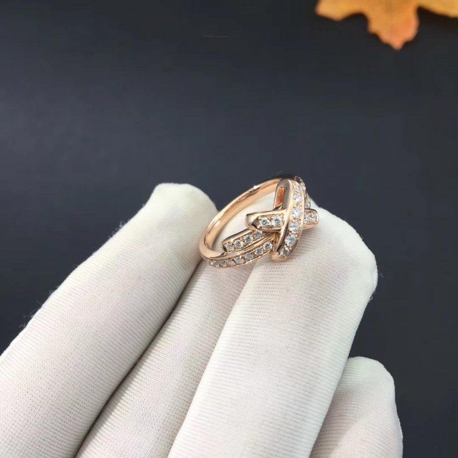 [Riva Jewelry ]JEUX DE RING PINK GOLD DIAMOND