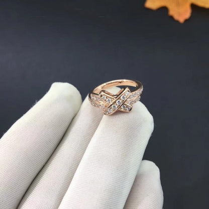 [Riva Jewelry ]JEUX DE RING PINK GOLD DIAMOND