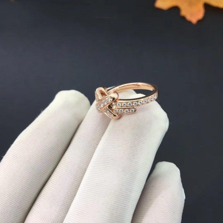 [Riva Jewelry ]JEUX DE RING PINK GOLD DIAMOND